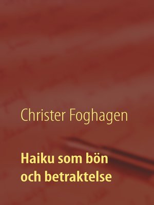 cover image of Haiku som bön och betraktelse